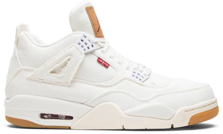 Levi's x Air Jordan 4 Retro 'White Denim' AO2571-100