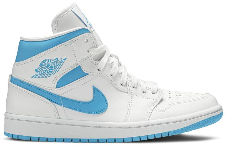 Wmns Air Jordan 1 Mid 'UNC' BQ6472-114