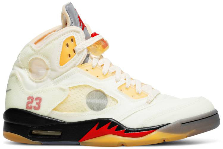 Off-White x Air Jordan 5 Retro SP 'Sail' DH8565-100