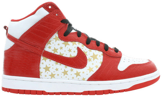 Supreme x Dunk High Pro SB 'Red' 307385-161