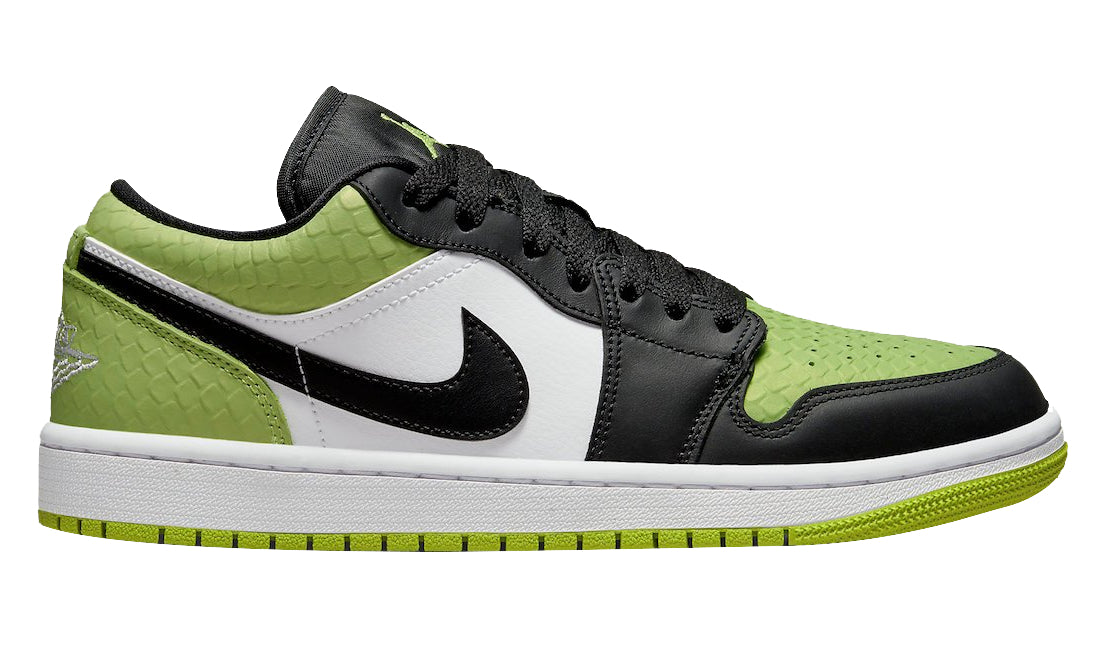 Wmns Air Jordan 1 Low SE 'Vivid Green Snakeskin' DX4446-301